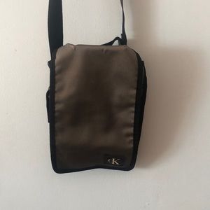 Calvin Klein grey shoulder bag